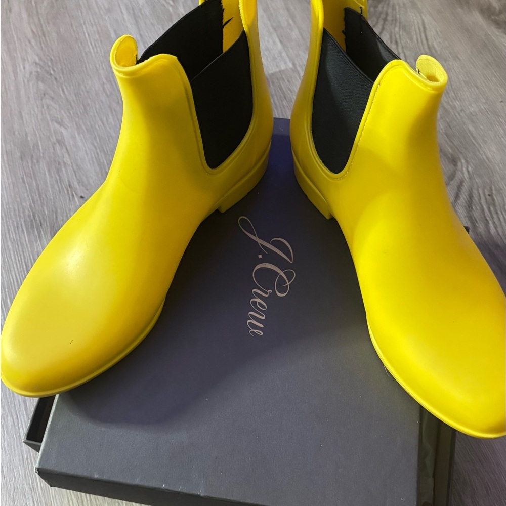 J. Crew Bright Yellow Women's Rain Boots